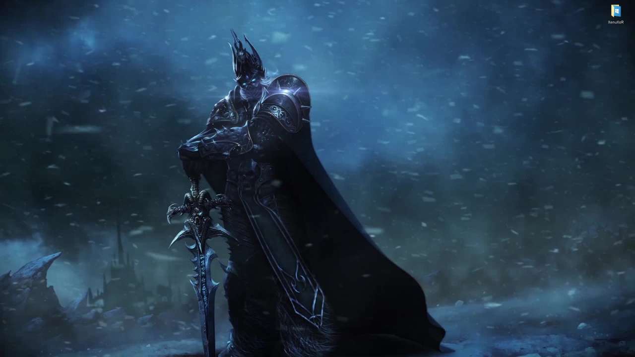 Видео Живые обои Arthas - World Of Warcraft (WOW)