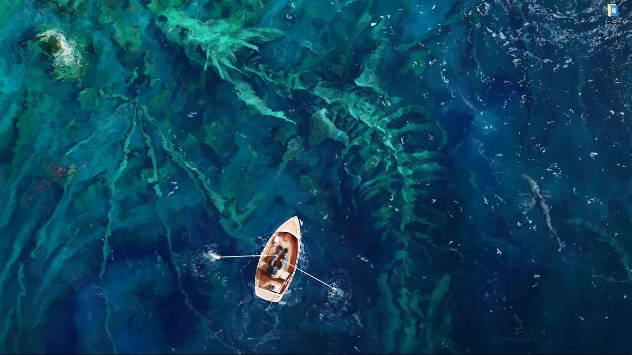 Видео Живые обои Кости дракона и одинокая лодка