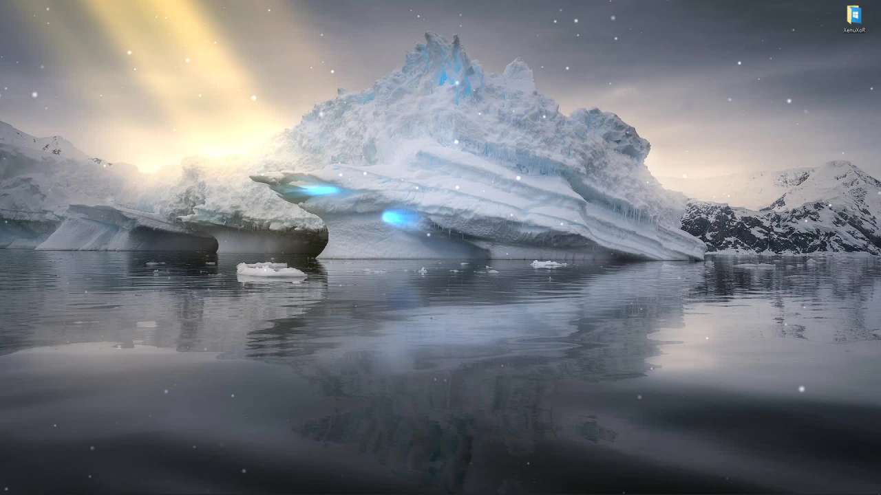 Видео Живые обои Антарктика