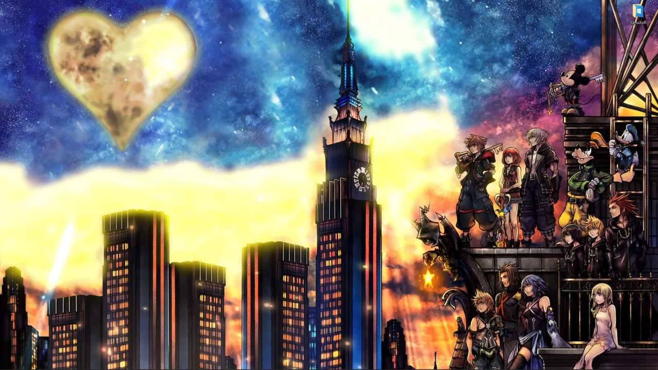 Видео Живые обои Kingdom Hearts 3