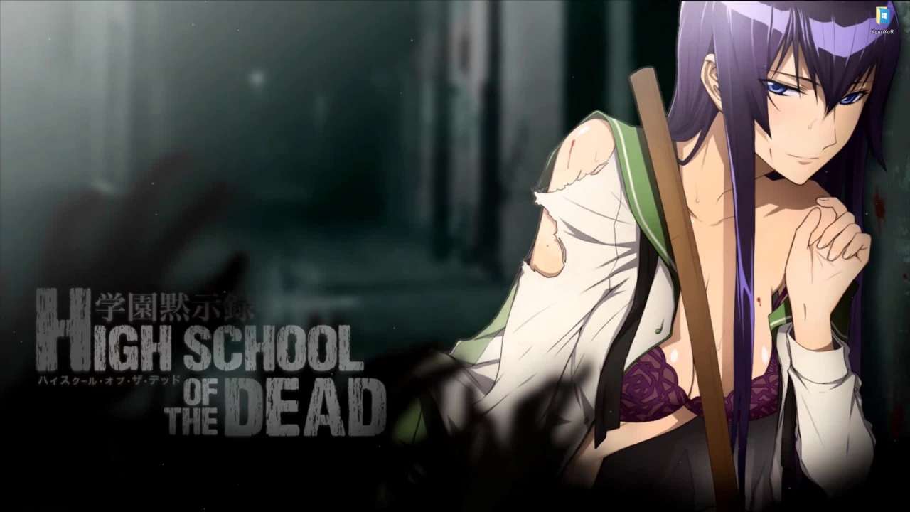 Видео Живые обои Saeko Busujima - High School of the Dead