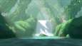 Нанати ловит рыбу у водопада из аниме Made in Abyss