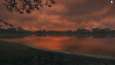 Evening by the lake in the game theHunter Call of the Wild