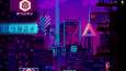 Ночной пиксельный город