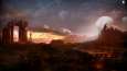 Темный портал Draenor в выжженных землях из игры World of Warcraft