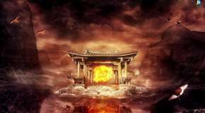The Temple of fire surrounded by water