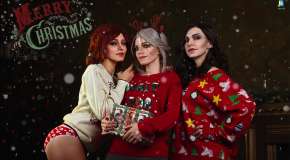 Christmas with Triss, Ciri and Yennefer