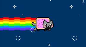 Nyan Cat meme wallpaper