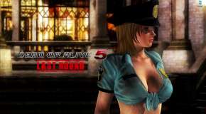 Tina Armstrong in a police uniform from Dead or Alive 5